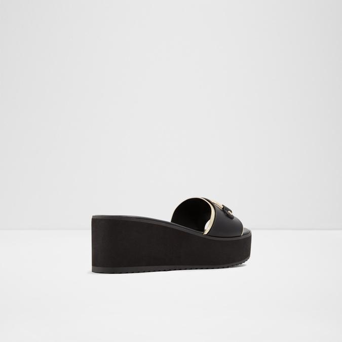 Fraudia Women's Black Sandals image number 1