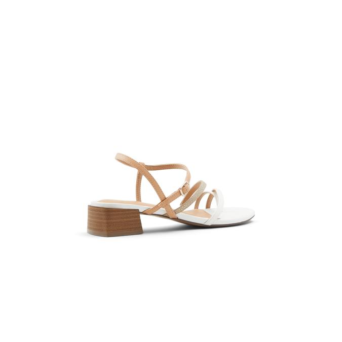 Carmin Women's White Heeled Sandals