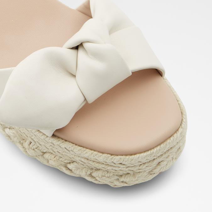 Macrama Women's White Wedges image number 5