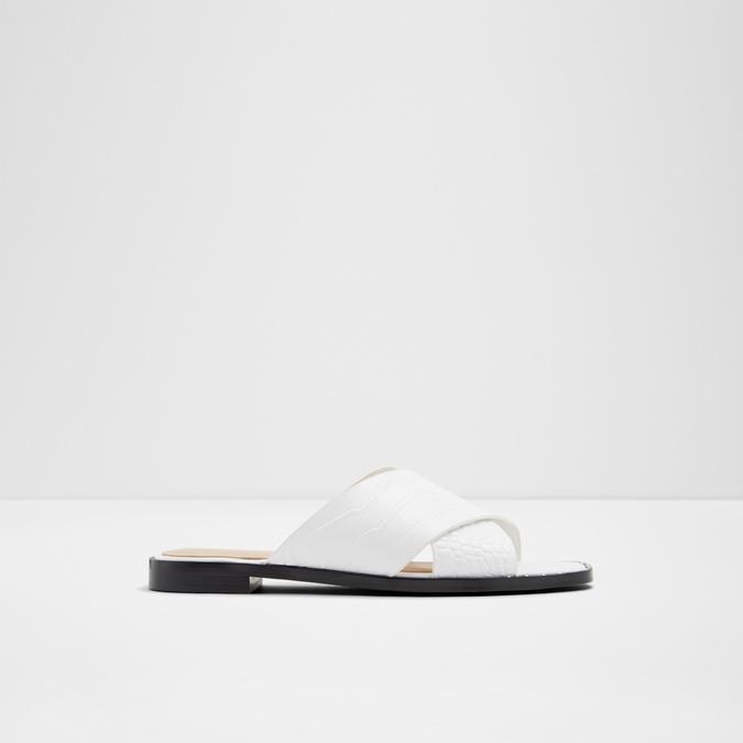 Celararith Women's White Flat Sandals image number 0