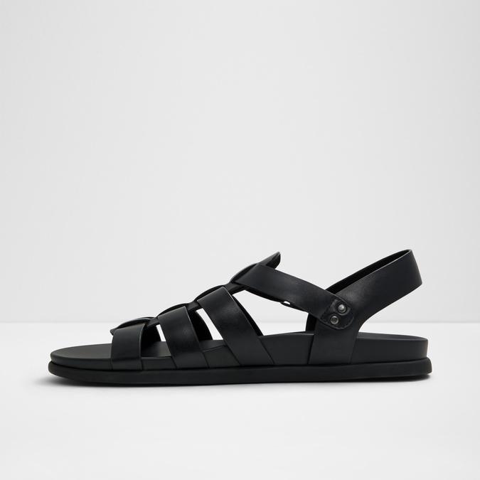 Canal Men's Black Back Strap Sandals image number 3