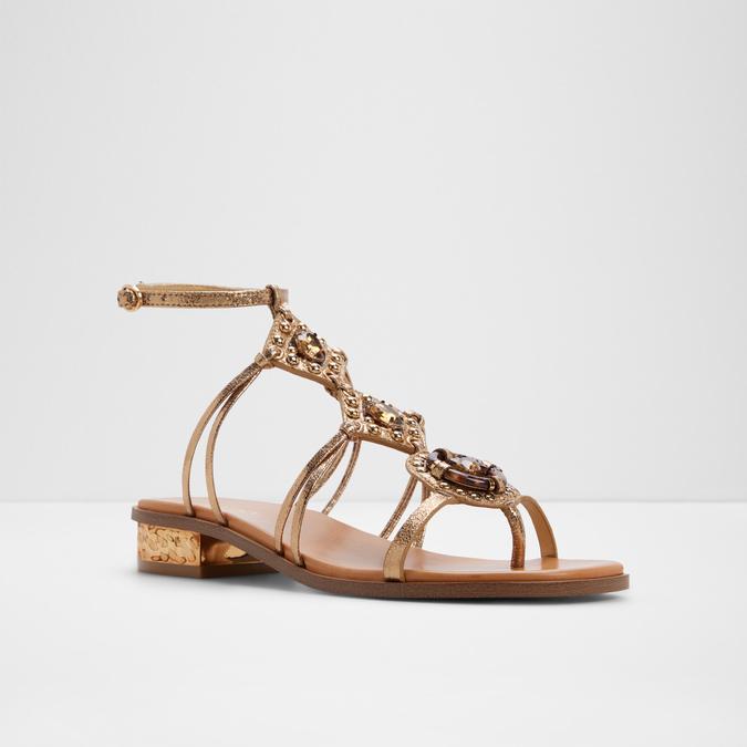 SANDJEWEL-B GOLD Women Flat Sandals image number 3