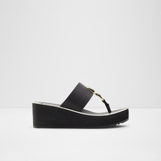 Toea Women's Black Sandals image number 0