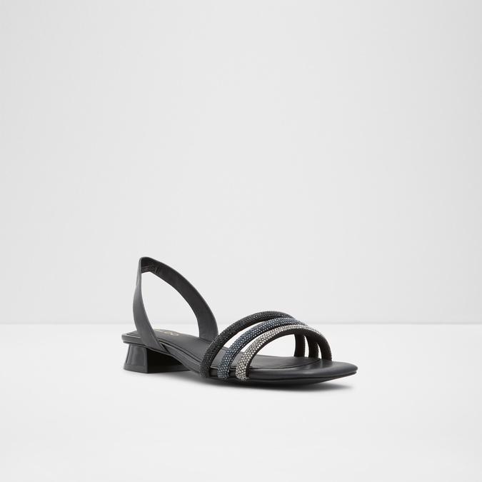 Valenarel Women's Black Block Heel Sandal image number 4