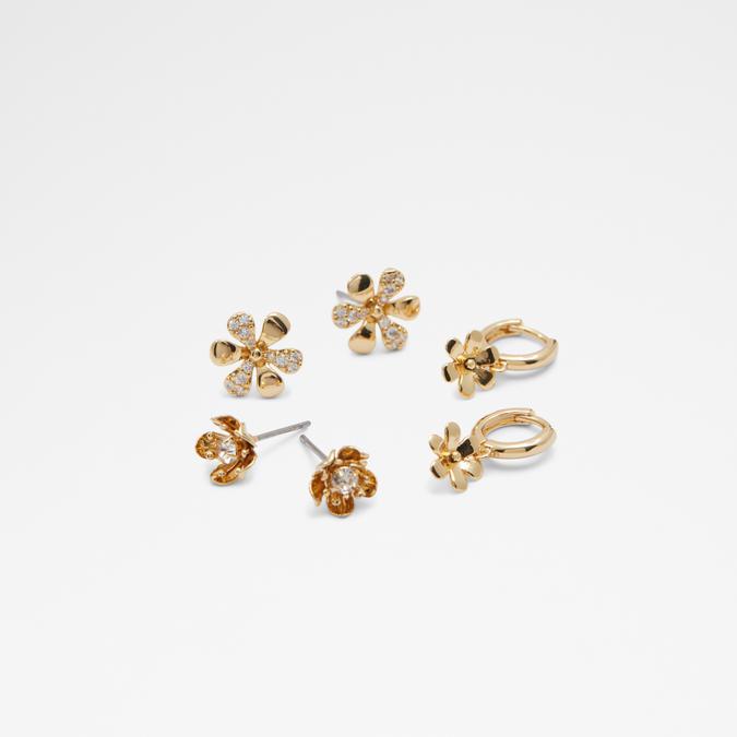 Buy Antique Gold Plated Floral Small Stud Earrings | Tarinika