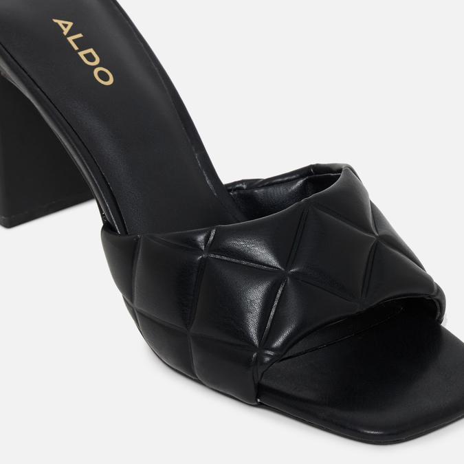 Gisele Women's Black Block Heel Sandal image number 4