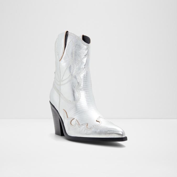 Nurodeo Women's Silver Ankle Boots image number 3