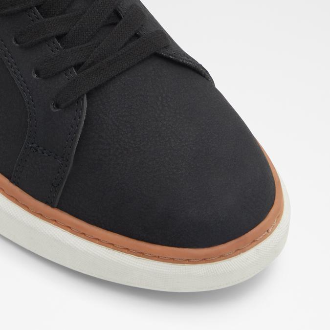 Deerford Men's Open Black Sneakers image number 5
