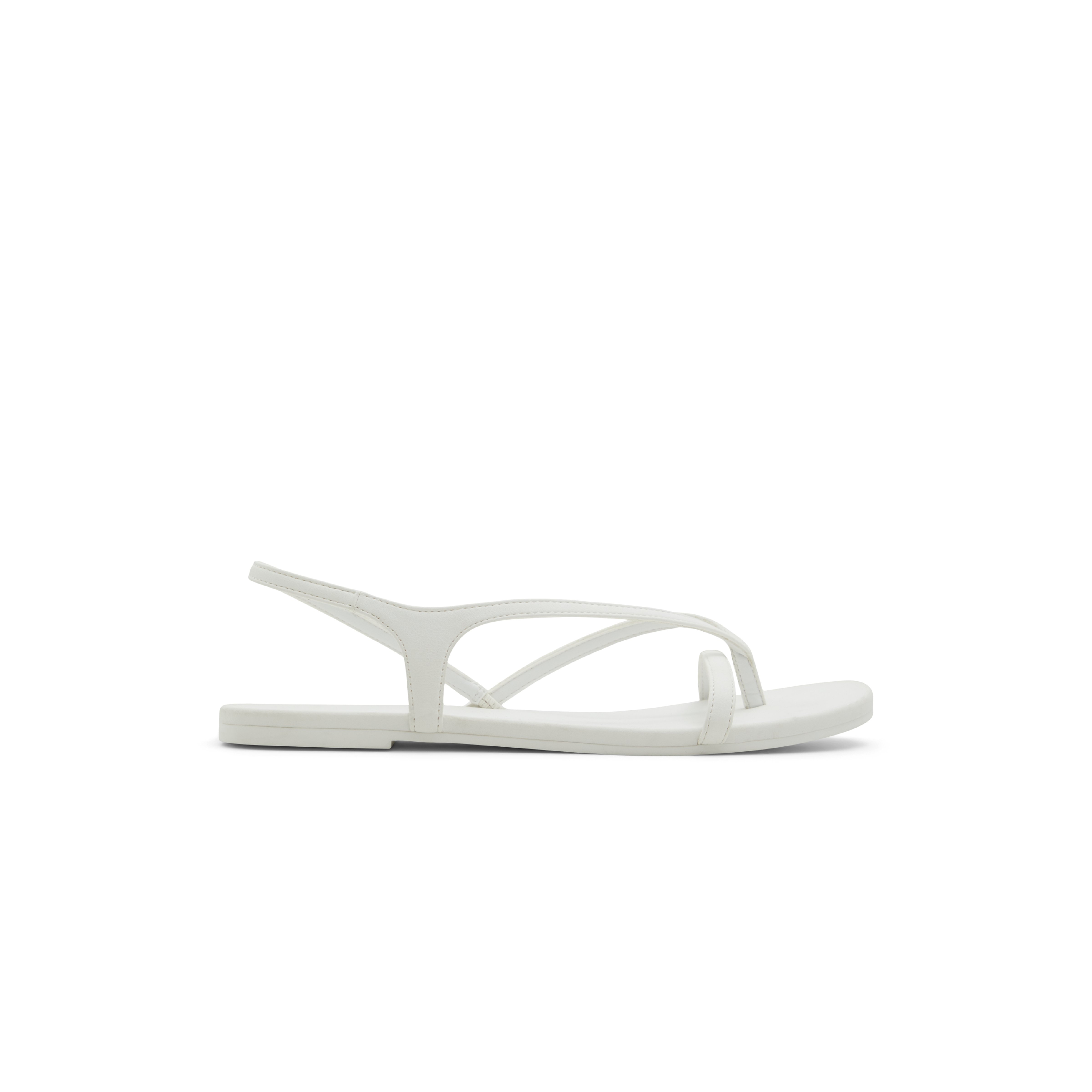 Montebello Women's White Flat Sandals