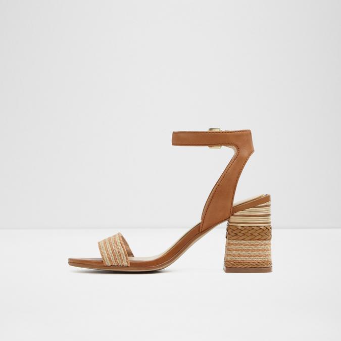 Gweilian Women's Cognac Block Heel Sandal image number 1