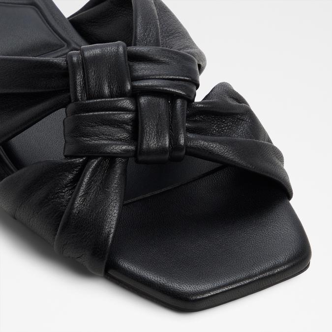 Henrielle-Inn Women's Black Flat Sandals image number 5