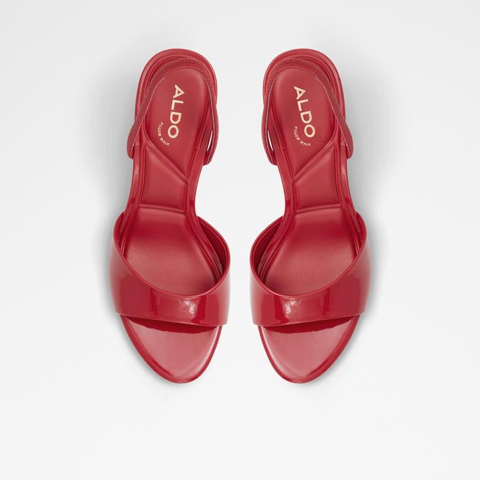 Red dressy sales sandals