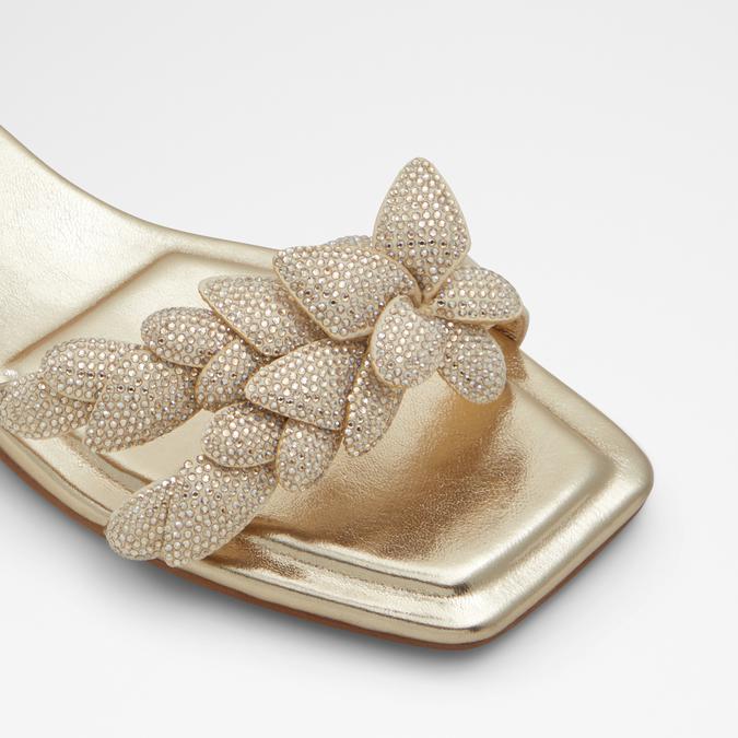 Archaia Women s Champagne Block Heel Sandals Aldo Shoes