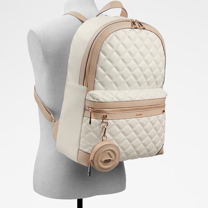 Calalassi Women's White Backpack image number 3