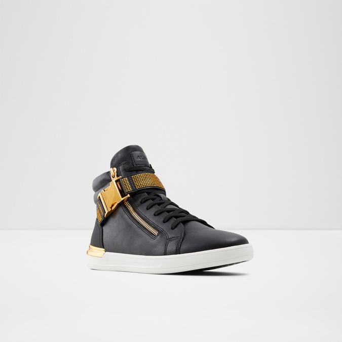 Roger Men's Black High Top Sneakers image number 3