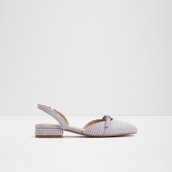 Flintstone-In Women's Purple Block Heel Shoes