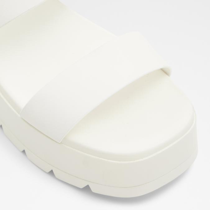 Thila-In Women's White Wedges image number 5