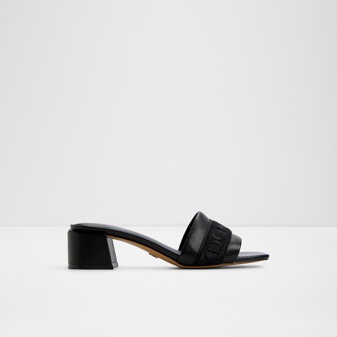 Elbenaldar-In Women's Black Block Heel Sandals