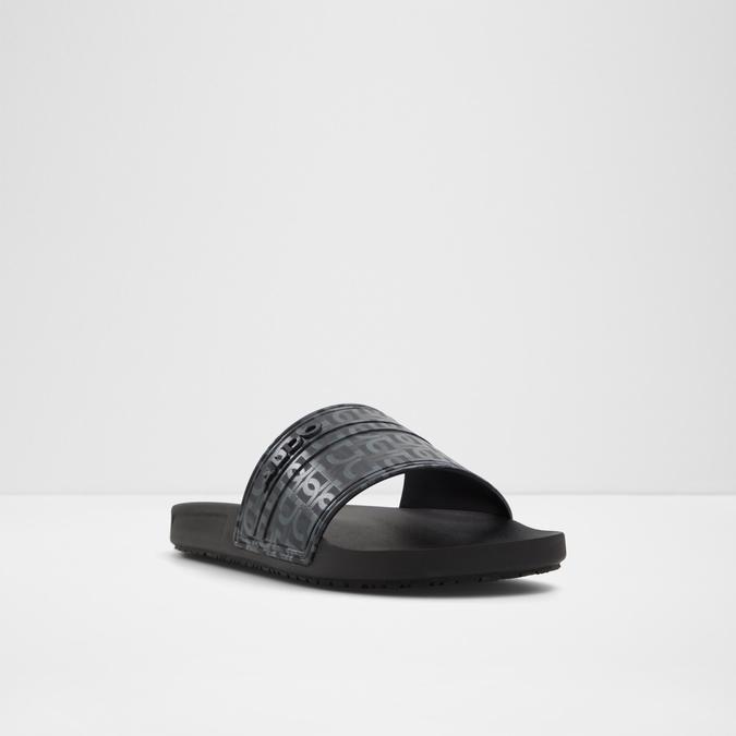 Dinmore Men's Black Single Strap Sandals image number 4