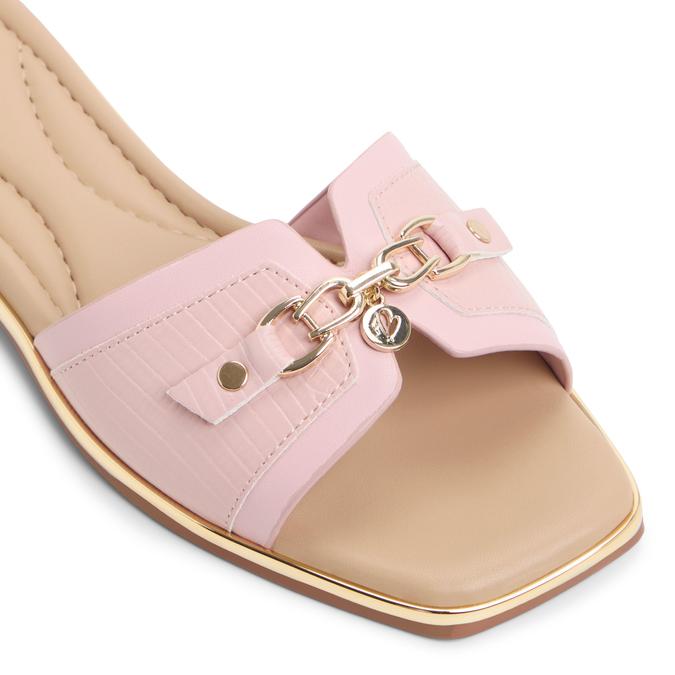 ALAMASSIA-IN Pink Women Flat Sandals image number 4