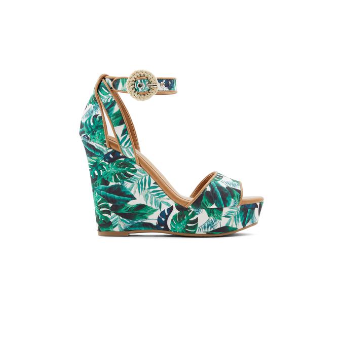 Green wedge sales heels
