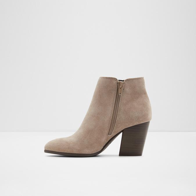 Blanka Women's Open Grey Ankle Boots image number 3