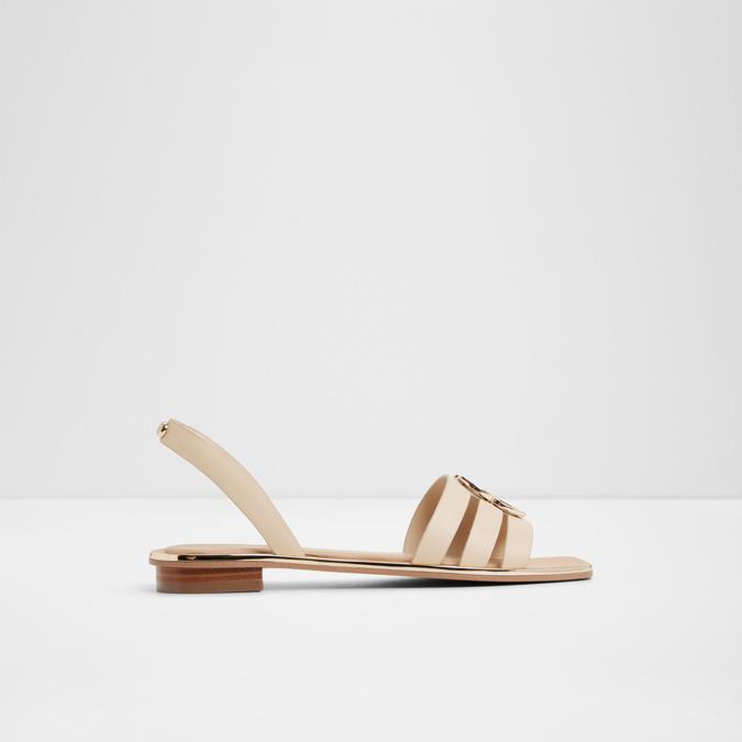 Francos-In Women's Beige Flat Sandals
