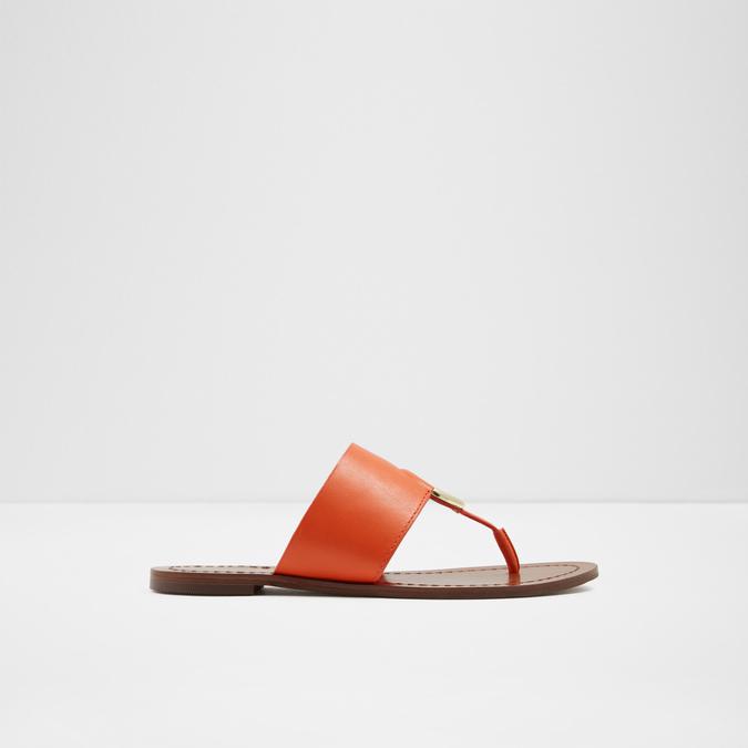 Ocericia Women's Orange Flat Sandals image number 0