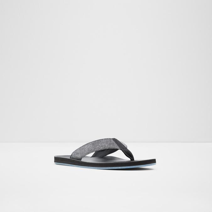 Weallere Men's Black Thong Sandals image number 3