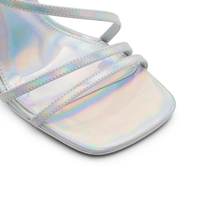 Angelic Women's Silver Dress Sandals image number 2