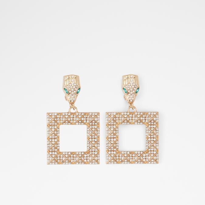 Kilawien Women's Clear On Gold Clip On Earrings image number 0