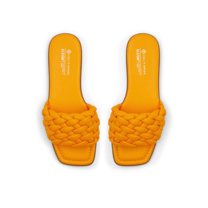 Stassie Women's Orange Flat Sandals