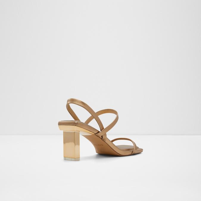 Lokurr Women's Gold Dress Sandals image number 2