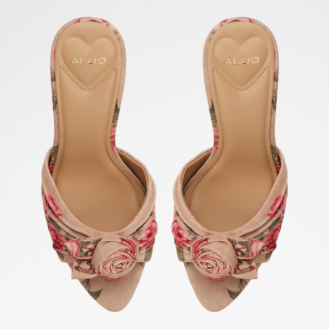 ROSALINA BEIGE COMBO Women Dress Sandals image number 5