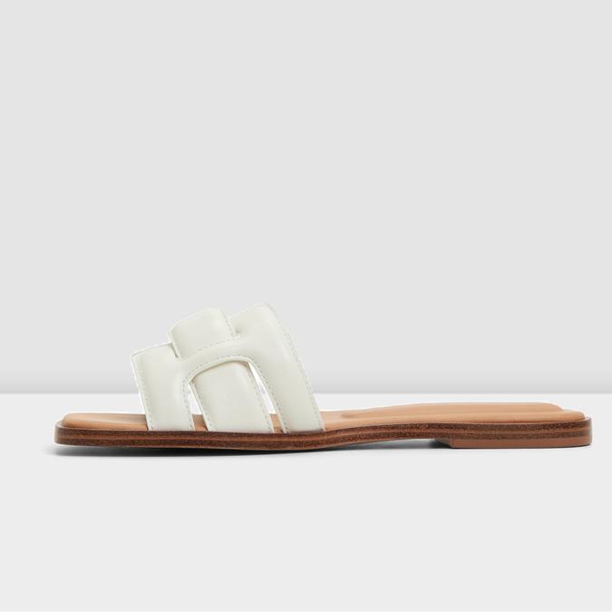 ELENYA-IN White Women Flat Sandals image number 2