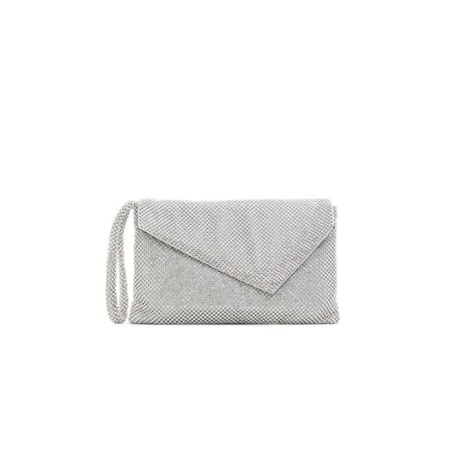 Abaudda Women's Silver Clutch image number 0