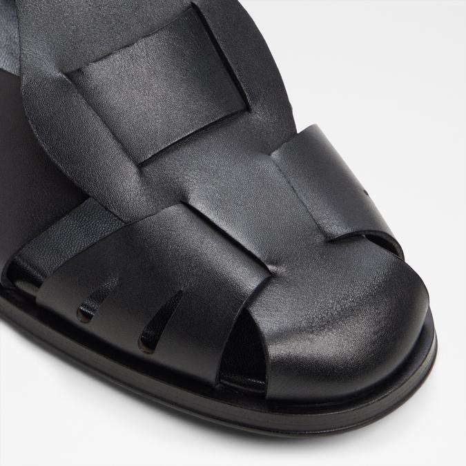 LANCINGA-IN Black Men Back Strap Sandals image number 4