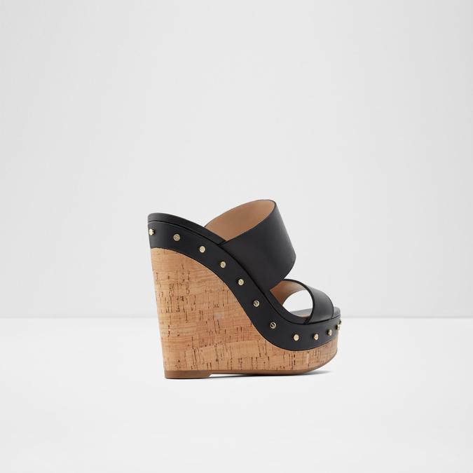 Loviesien Women's Black Wedges image number 1