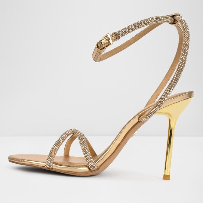 MANAELDEN Gold Women Dress Sandals image number 3