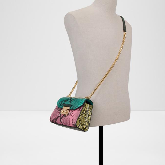CRELALLE Green Combo Women Cross Body image number 3