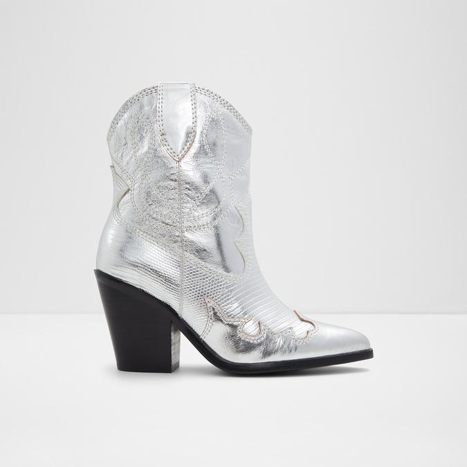 Nurodeo Women's Silver Ankle Boots image number 0