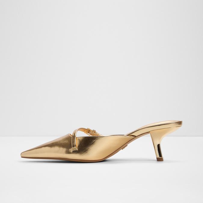 Goldenhaze-In Women's Gold Pumps image number 4