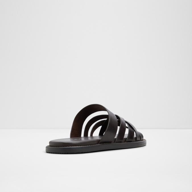 Haniffa-In Men's Brown Strap Sandals image number 2