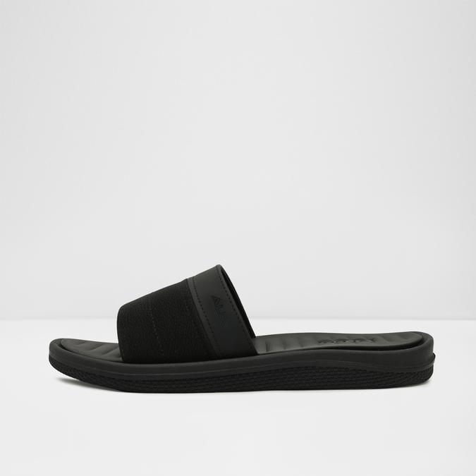 Plantago-In Men's Black Strap Sandals image number 3