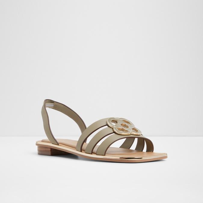 Francos-In Women's Green Flat Sandals image number 4