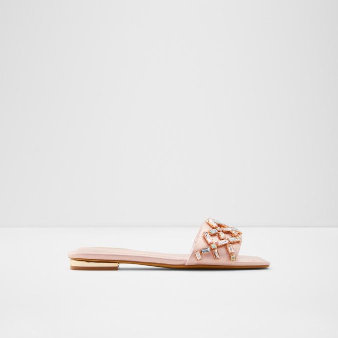 Boasa Women's Light Pink Flat Sandals