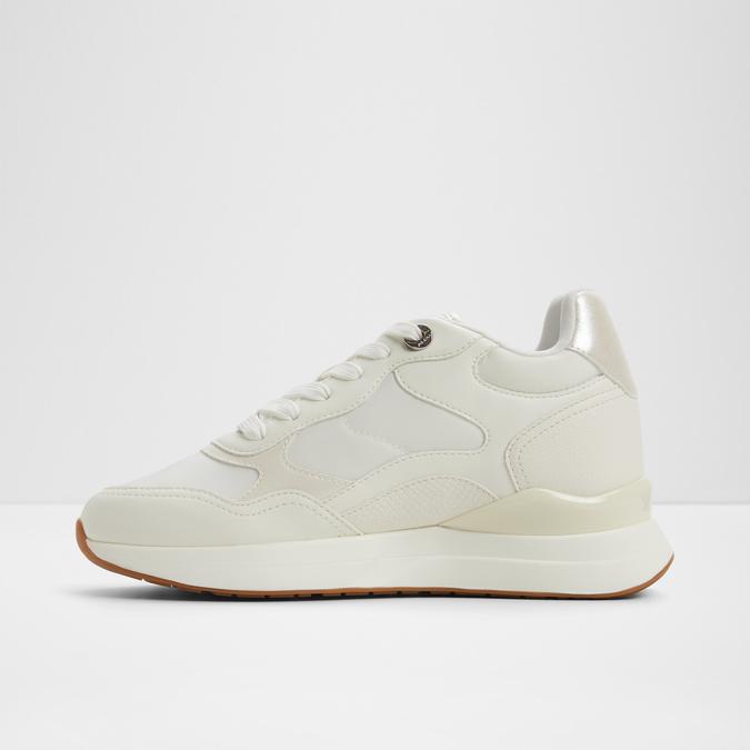 Pellexa-In Women's White Sneaker Wedges image number 3