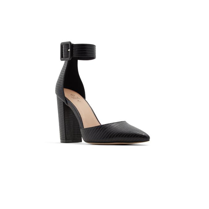 Jonieb Women's Black Heeled Shoes image number 3
