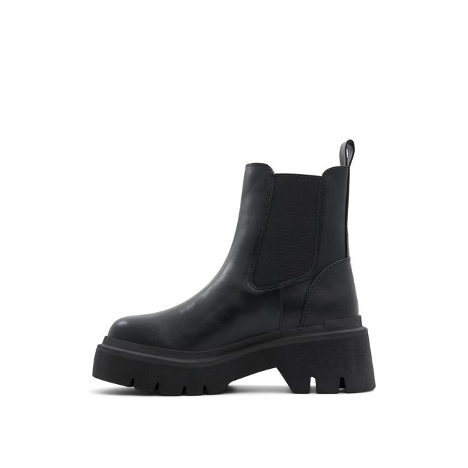 Allena Women's Black Ankle Boots image number 3