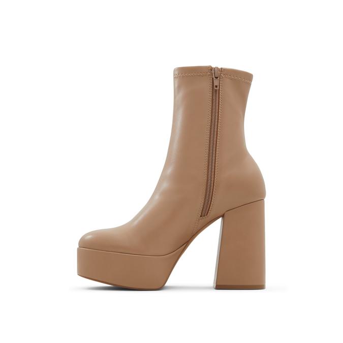Jaqulin Women's Beige Ankle Boots image number 3